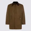 Barbour Ba X Br Wax Trench Coat Wax Clothing In Brown
