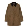 Barbour Ba X Br Wax Trench Coat Wax Clothing In Brown