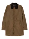Barbour Ba X Br Wax Trench Coat Wax Clothing In Brown