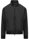 Barbour Long Sleeve Jacket With Elasticized Cuffs And Waist In Black