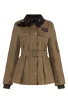 Barbour X Erdem - Constance Waxed Cotton Jacket In Brown