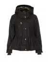 Barbour Ba X Erdem Dhalia Wax Jacket In Black