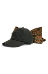 Barbour X Farm Rio Alice Baseball Cap In Black
