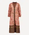 Barbour X Farm Rio Alice Maxi Dress In Animal Print