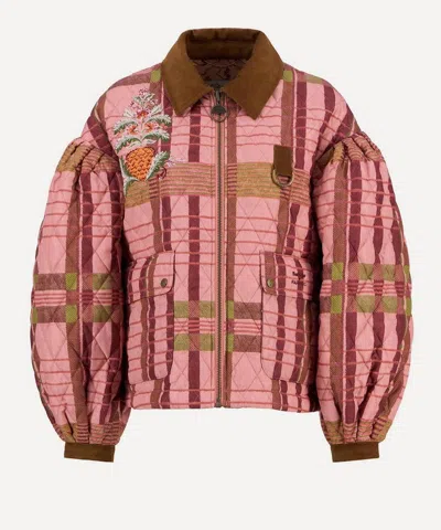 BARBOUR BARBOUR X FARM RIO ANA-CLARA QUILTED JACKET