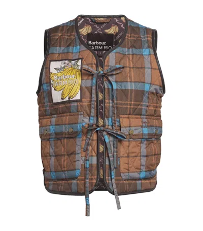Barbour X Farm Rio Fernanda Gilet Liner