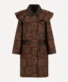 Barbour X Farm Rio Waxed Cotton Luana Jacket In Multi