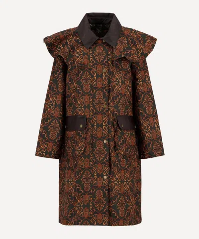 BARBOUR BARBOUR X FARM RIO LUANA WAXED JACKET