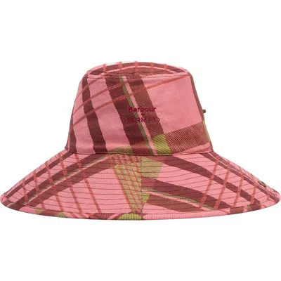 Barbour X Farm Rio Luisa Bucket Hat In Pink