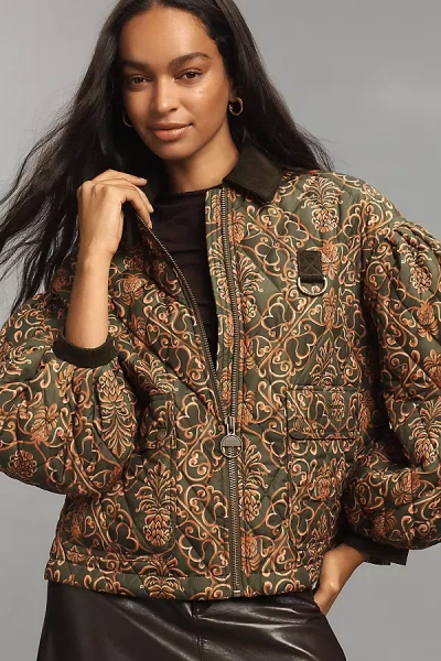 BARBOUR X FARM RIO LUISA QUILTED JACKET