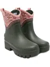 Barbour Thais Short Wellington Boot In Green