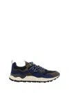 Barbour Flower Mountain Yamano 3 Sneakers In Navy Olive