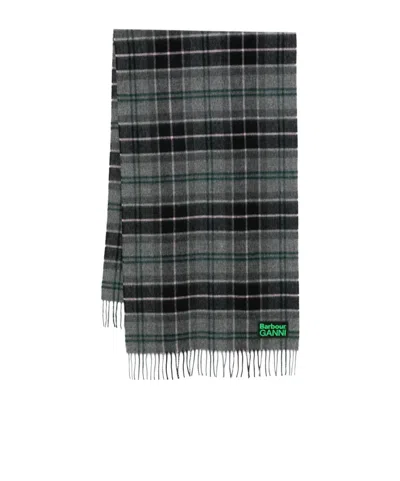 BARBOUR BARBOUR X GANNI CHECKED SCARF