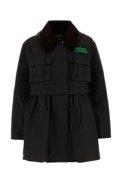 Barbour X Ganni Cotton Jacket For Women In Transparent