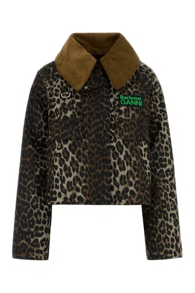 Barbour X Ganni Printed Cotton  X Ganni Jacket In Multi