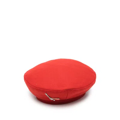 Barbour X Ganni Red Hats Women In Orange