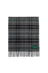 Barbour X Ganni Scarf I In Winter Tartan (grey)