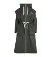 Barbour Anni Waxed Parka Jacket In Green