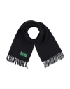 Barbour X Ganni Woman Scarf Midnight Blue Size - Wool In Blue