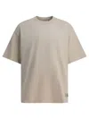 Barbour X Kaptain Sunshine T-shirts White In Gold