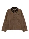 Barbour X Levi's Corduroy-collar Jacket In Brown