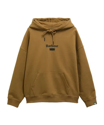 Barbour X Levi's Graphic Hoodie In Brown