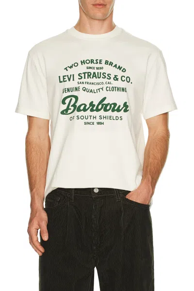 Barbour X Levi's Graphic T-shirt In White
