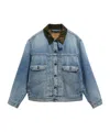 Barbour X Levi's Type Ii Denim Jacket In Blue