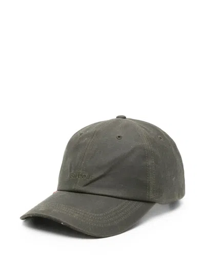 Barbour X Levis Logo-embroidered Baseball Cap In Gray