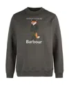 Barbour X Mk Beaufort Fox Cotton Sweatshirt In Black