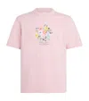 Shop Barbour X Noah Floral T-shirt In Pink