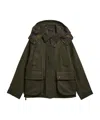 Barbour X Norbit Check-pattern Wool Jacket In Green