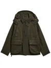 Barbour X Norbit Check-pattern Wool Jacket In Green