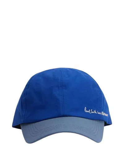 Barbour X Paul Smith Adjustable Hat In Blue
