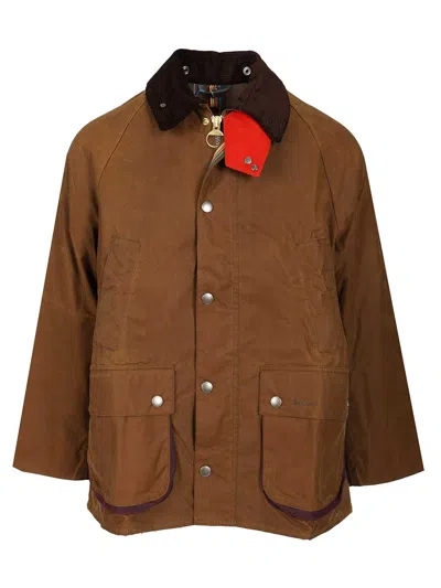 Barbour X Paul Smith Ba X Paul Smith Transp Wax Jkt Aw25 Wax Cot Outw Jackets Beige In Brown