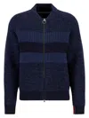 Barbour X Paul Smith Bomber Jacket Paul Smith Loves Barbour In Blue