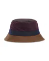 Barbour X Paul Smith Colorblock Bucket Hat In Multi