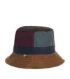 Barbour X Paul Smith Cotton Waxed Bucket Hat In Multi