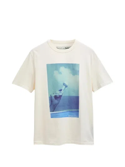 Barbour X Paul Smith Graphic-print T-shirt In Neutral