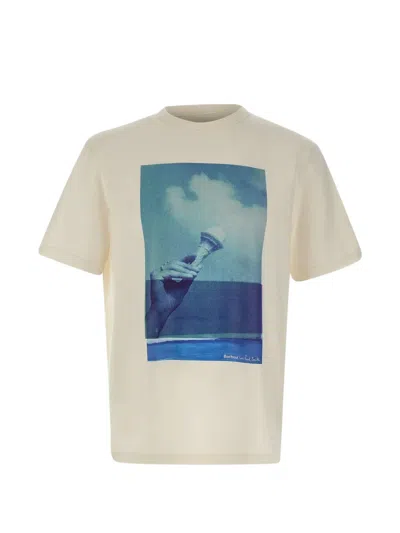 Barbour X Paul Smith Graphic-print T-shirt In Neutral