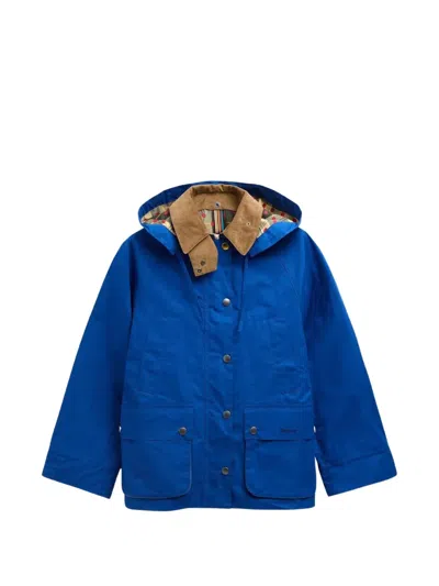 Barbour X Paul Smith Hooded Jacket In Blue