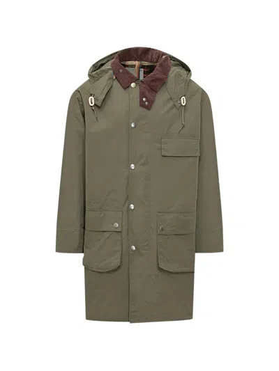 Barbour X Paul Smith Hooded Pocket Parka In Multi