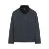 Barbour X Paul Smith Transport Waxed Grey Cotton Jacket In Gray