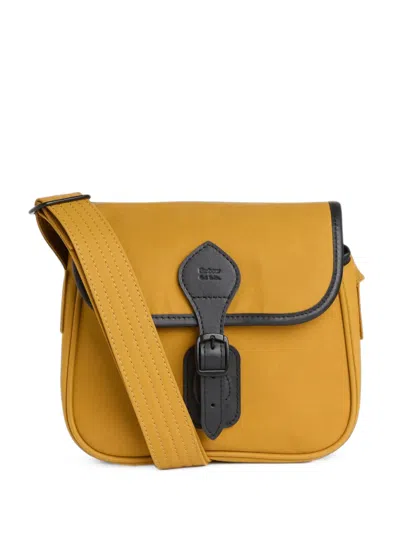 Barbour X Paul Smith Mini Tarras Buckle-fastening Shoulder Bag In Brown