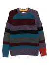 Barbour X Paul Smith Relaxed Fit Crewneck Sweater In Multi