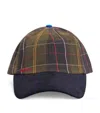 Barbour X Paul Smith Tartan Sports Cap In Green