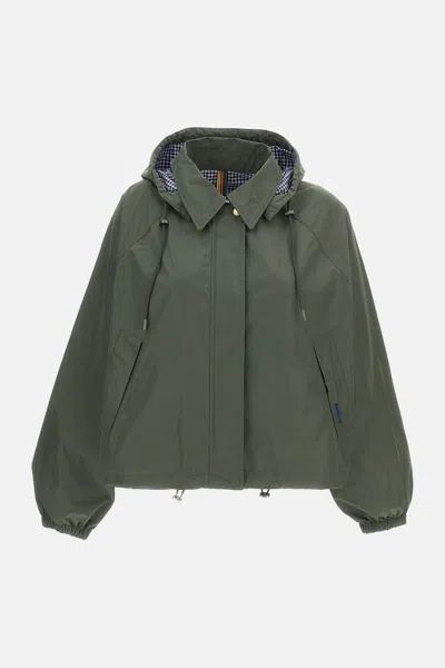 Barbour X Paul Smith Waterproof Jacket In Green