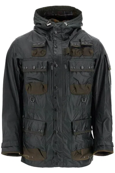 Barbour Waxed Jacket In Neutro