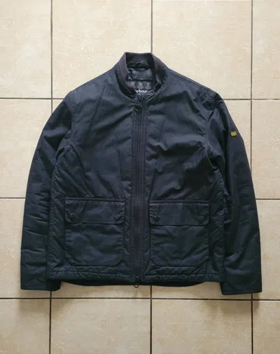 Pre-owned Barbour X Vintage Barbour International Injection Wax Jacket In Black