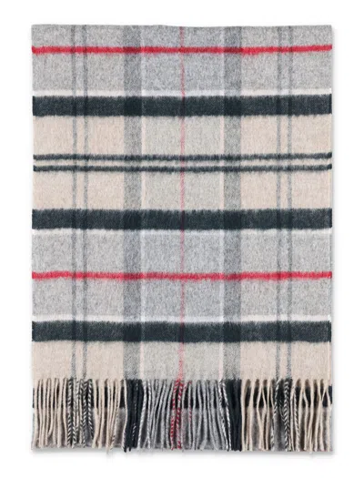 Barbour Yaxley Tartan Scarf In Brown